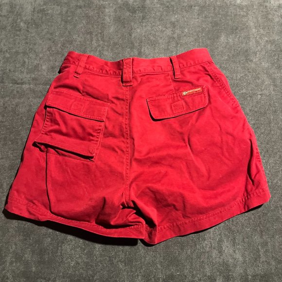 Point Zero x Nicole Benisti Red Cargo Shorts Women's 9 (fits 6) - Picture 3 of 5